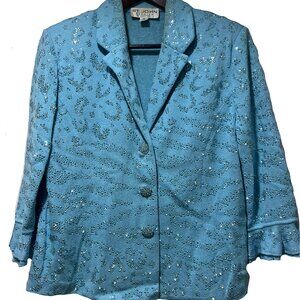 St John Teal Blazer (12)